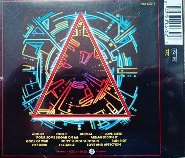 Def Leppard Hysteria CD