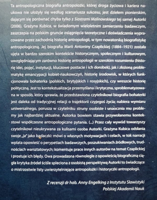 Maria Czaplicka: Płeć, szamanizm, rasa. Biografia antropologiczna