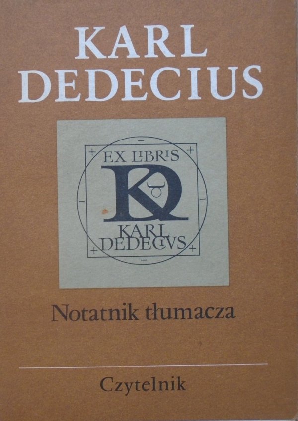 Karl Dedecius • Notatnik tłumacza