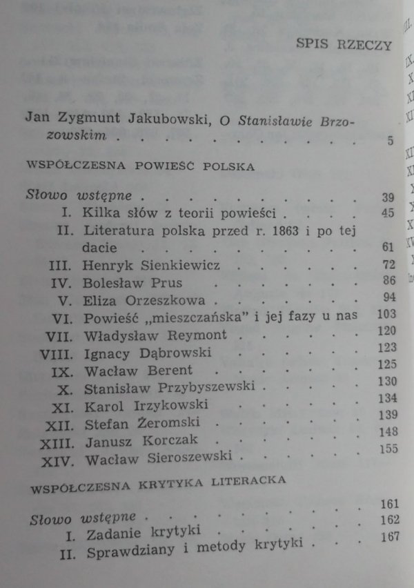 Stanisław Brzozowski • Współczesna powieść i krytyka literacka