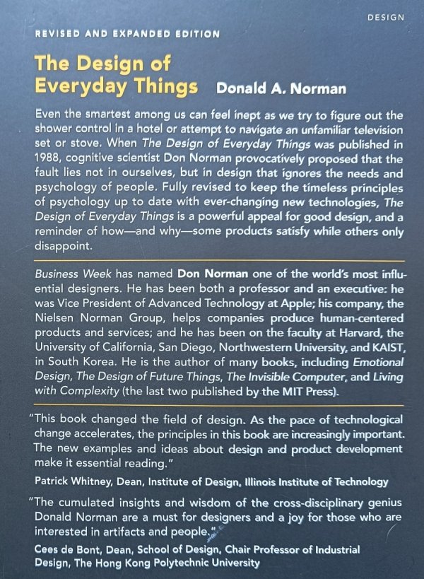 Donald A. Norman The Design of Everyday Things