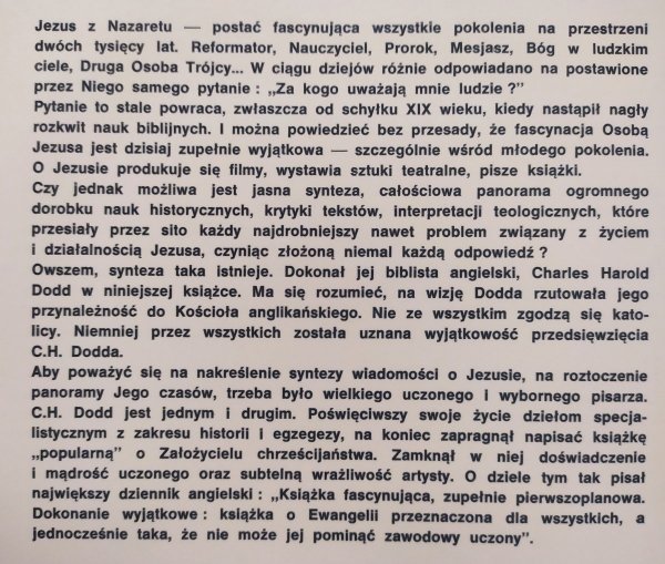 Charles H. Dodd Założyciel chrześcijaństwa