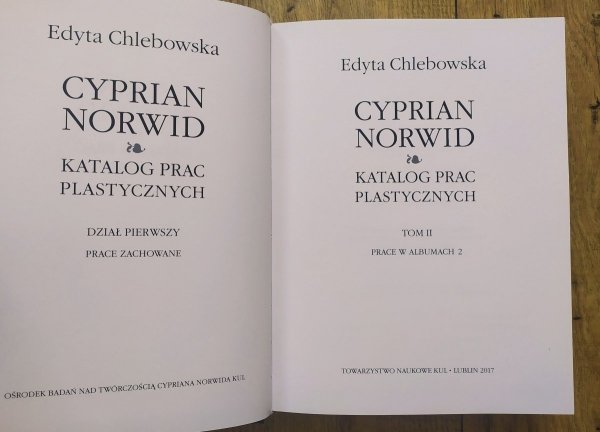 Cyprian Norwid. Katalog prac plastycznych tom 2