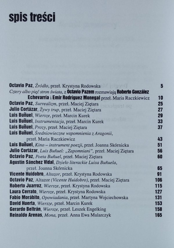 Literatura na świecie 7-8/2000 • Octavio Paz, Julio Cortazar, Luis Benuel