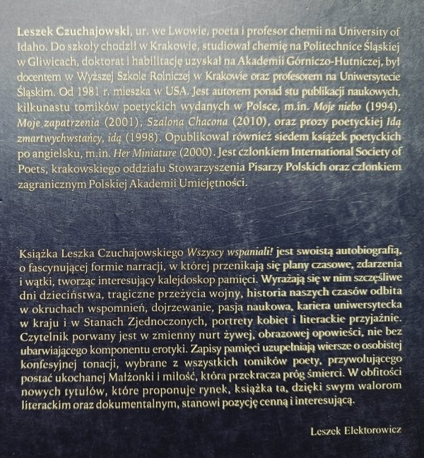 Leszek Czuchajowski Wszyscy wspaniali!