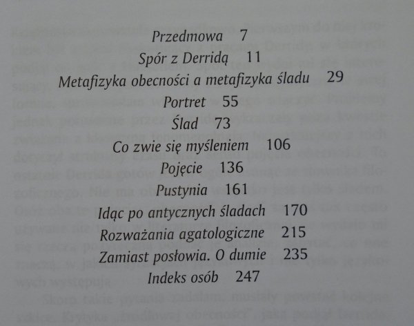 Barbara Skarga • Ślad i obecność