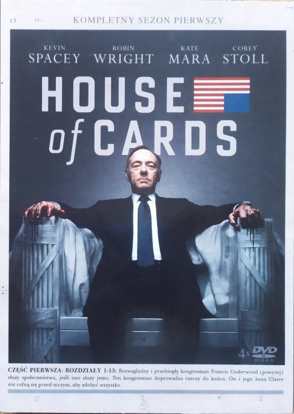 House of Cards Sezon 1 DVD
