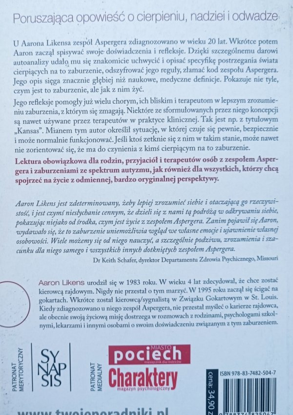 Aaron Likens Odnaleźć Kansas. Zespół Aspergera rozszyfrowany