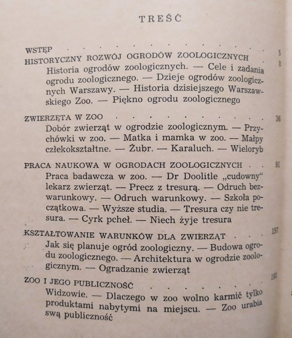 Jan Żabiński Przekrój przez ZOO