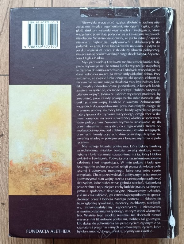 Thomas Hobbes Lewiatan / Fundacja Aletheia