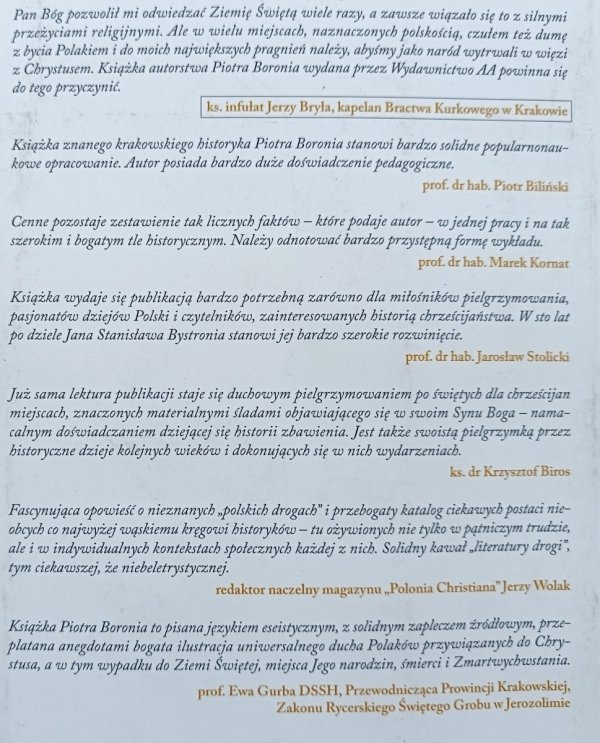 Piotr Boroń Ku Jerozolimie. Polscy pielgrzymi do Ziemi Świętej