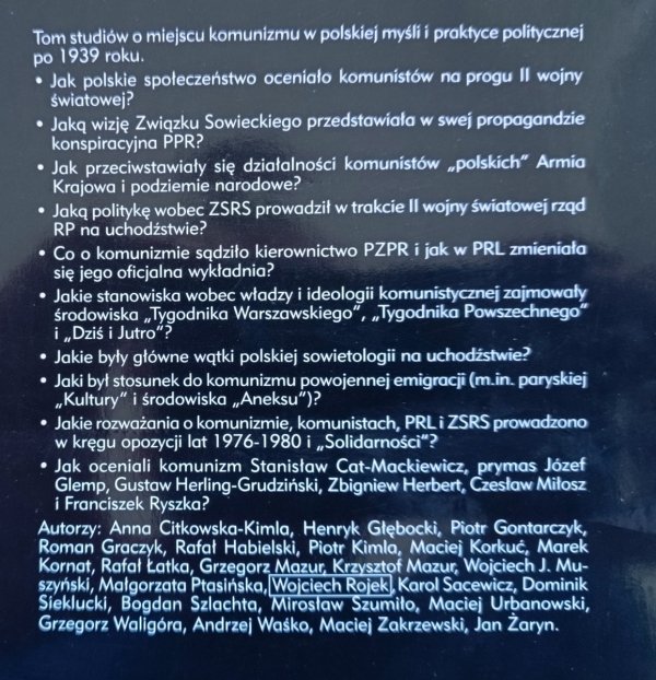 Polskie wizje i oceny komunizmu po 1939 roku