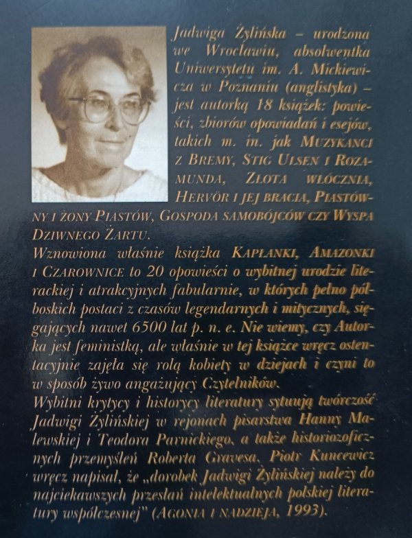 Jadwiga Żylińska Kapłanki, Amazonki i Czarownice