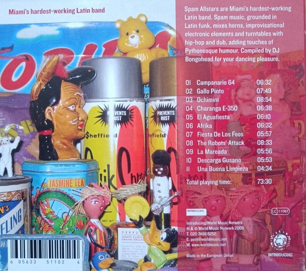 Spam Allstars Introducing CD