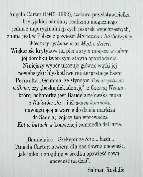 Angela Carter Czarna Wenus