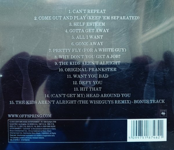 The Offspring Greatest Hits CD
