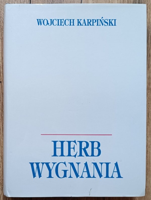 Wojciech Karpiński Herb wygnania