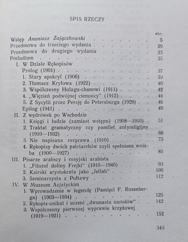 Ignacy Kraczkowski Nad arabskimi rękopisami. Kartki ze wspomnień o księgach i ludziach
