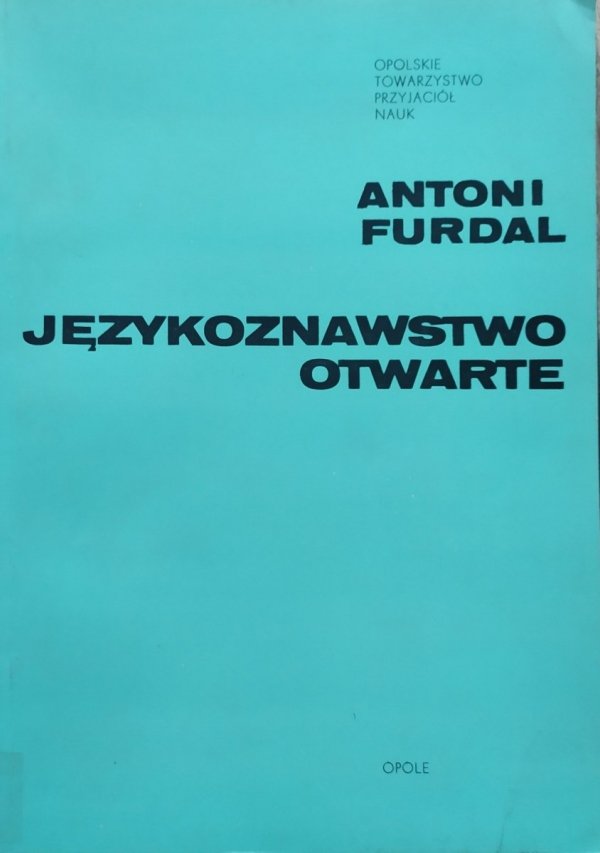 Antoni Furdal Językoznawstwo otwarte