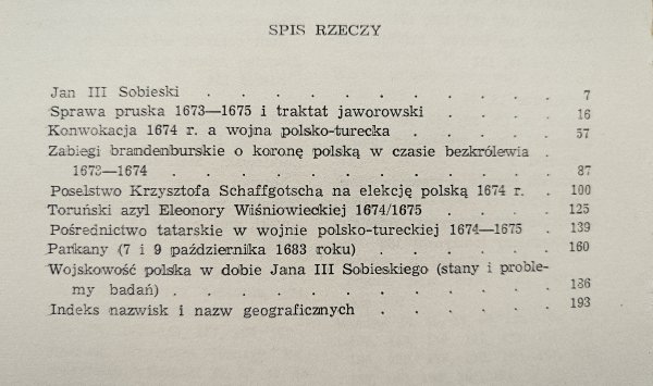 Janusz Woliński Z dziejów wojny i polityki w dobie Jana Sobieskiego