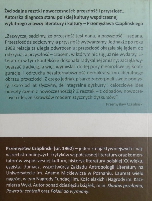 Przemysław Czapliński • Resztki nowoczesności