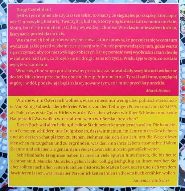 Marek Ferenc Wrocław - życiowy przystanek