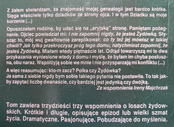 Losy żydowskie. Świadectwo żywych