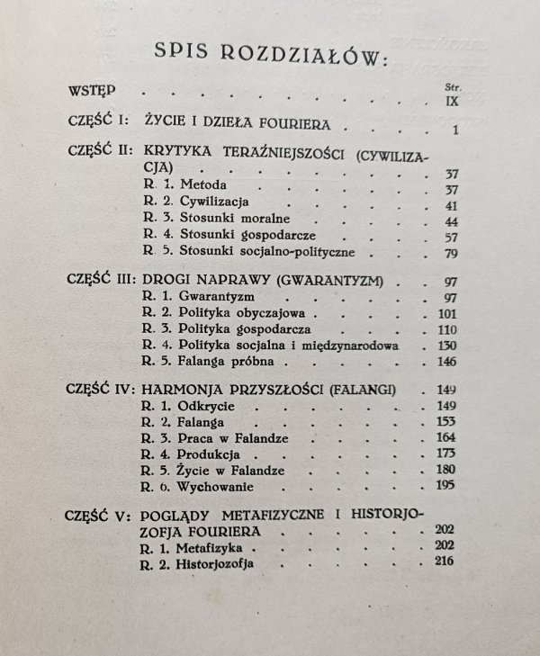 Władysław Jan Grabski Karol Fourier(1772-1837): jego życie i doktryna