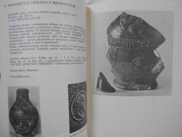 Kamionka. Katalog zbioru Muzeum Narodowego w Gdańsku • Kufle, dzbany, dzbanki