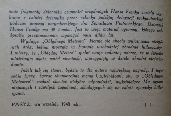 Janusz Laskowski • Obłędny meteor [1948]
