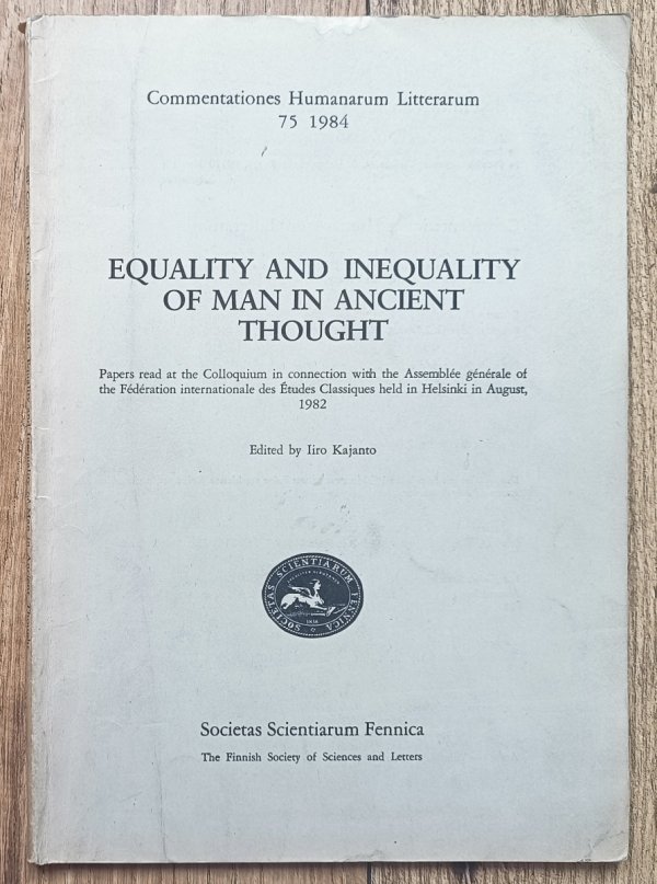 Equality and Inequality of Man in Ancient Thought