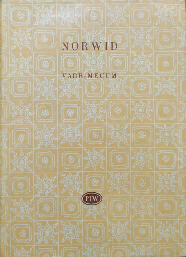 Cyprian Norwid Vade-mecum [Biblioteka Poetów]