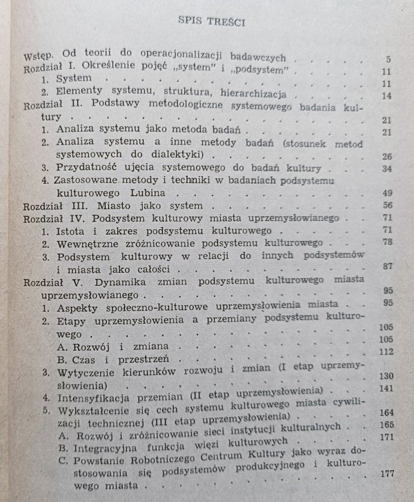 Władysław Misiak System kulturowy miasta uprzemysłowionego