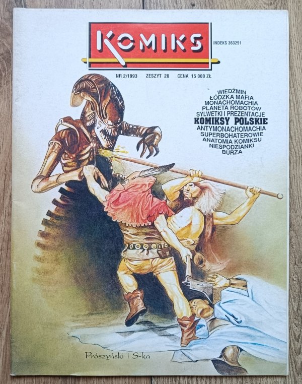 Komiks zeszyt 20 nr 2/1993 / Wiedźmin