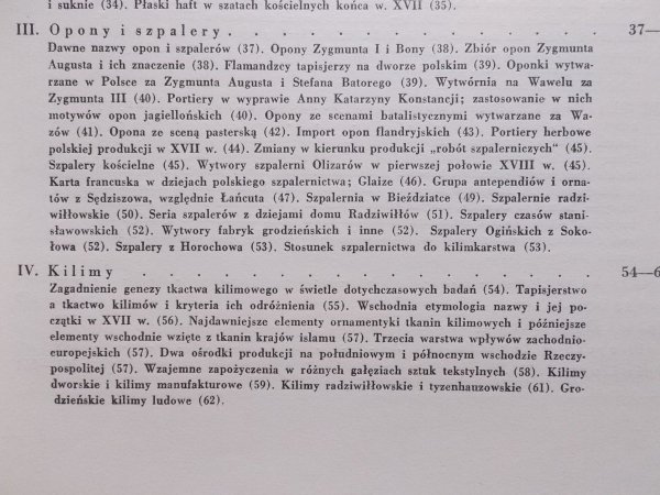Tadeusz Mańkowski Polskie tkaniny i hafty XVI-XVIII wieku