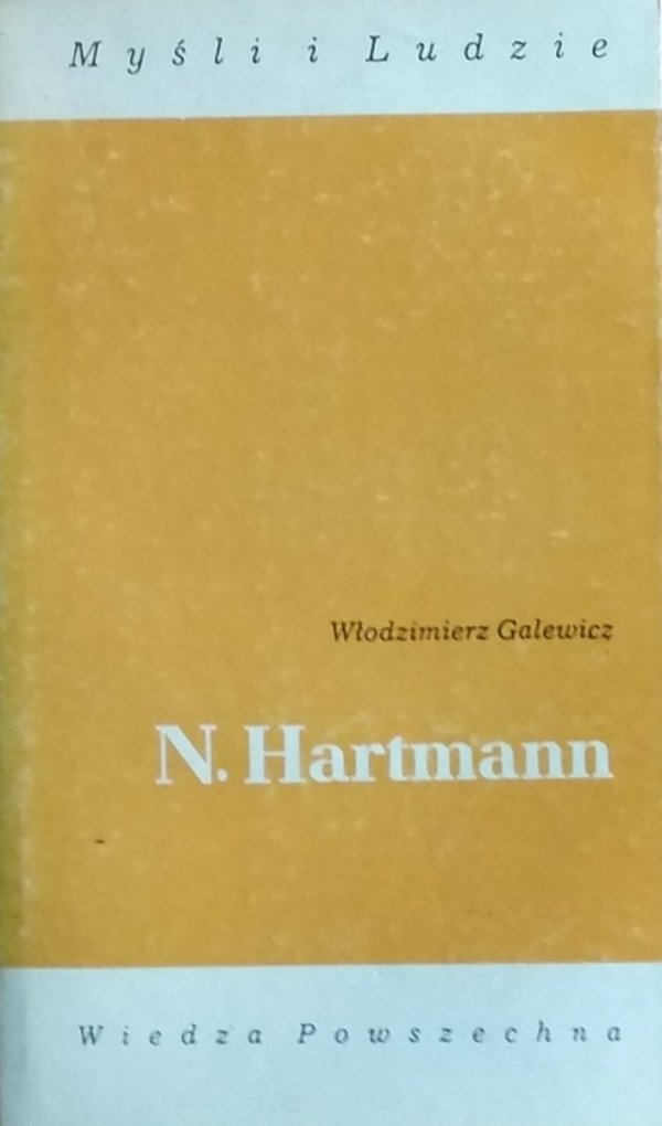 Włodzimierz Galewicz • N. Hartmann