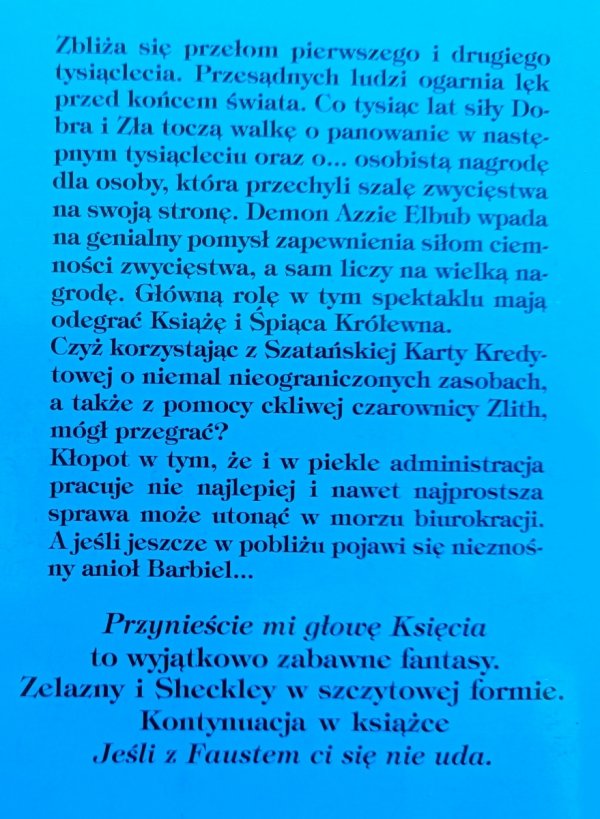 Roger Zelazny, Robert Sheckley Przynieście mi głowę Księcia