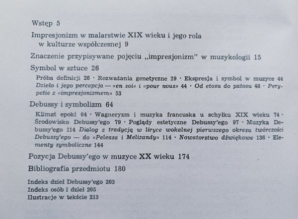 Stefan Jarociński Debussy a impresjonizm i symbolizm