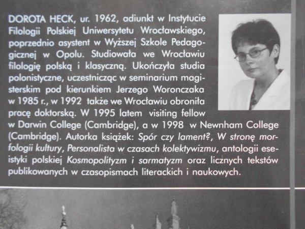 Dorota Heck • Itinerariusz intruza. Od Witkacego do postmoderny a la polonaise