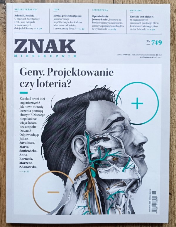 Miesięcznik Znak nr 749 Geny. Projektowanie czy loteria?