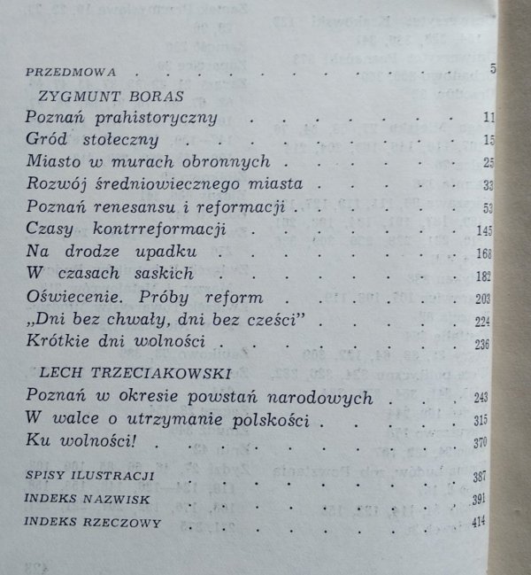 Zygmunt Boras, Lech Trzeciakowski • W dawnym Poznaniu. Fakty i wydarzenia z dziejów miasta do roku 1918