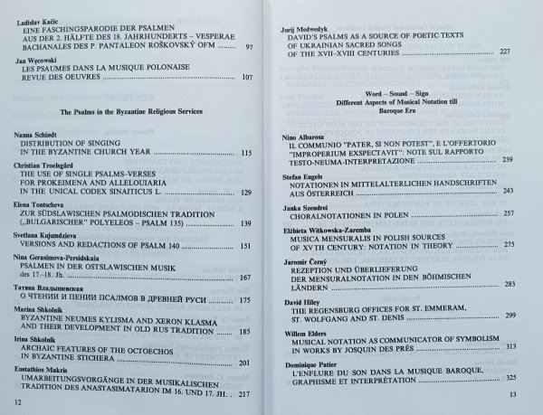 Musica Antiqua Europae Orientalis vol. 1: Acta Musicologica