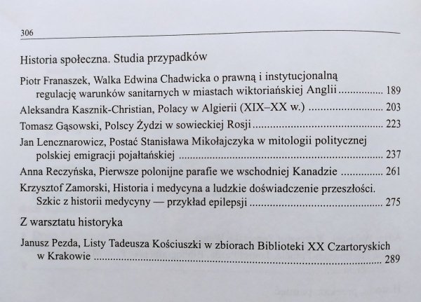 Historyk i historia. Studia dedykowane pamięci Prof. Mirosława Francicia
