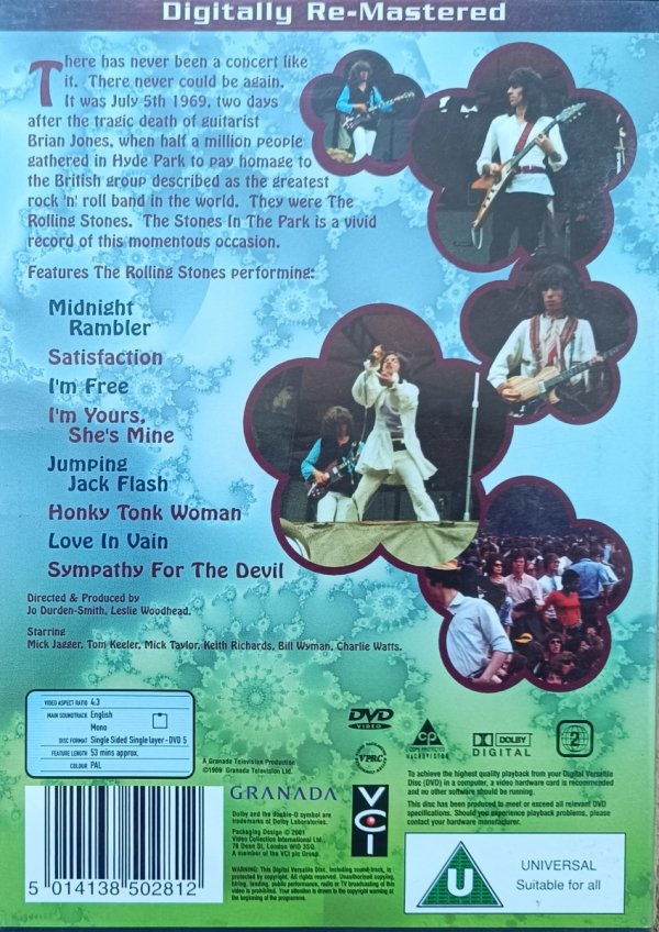 The Rolling Stones The Stones in the Park DVD