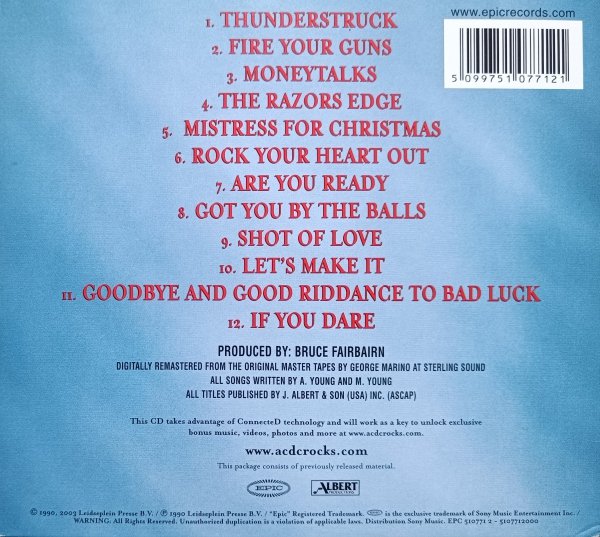 AC/DC The Razors Edge CD