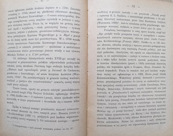 Antoni Gustaw Bem Teoria poezji polskiej z przykładami w zarysie popularnym analityczno-dziejowym / 1899