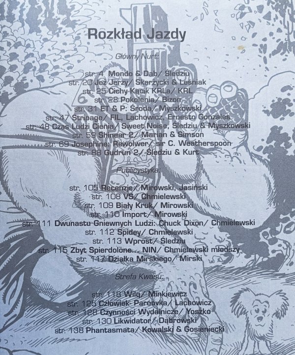 Produkt: magazyn komiksowy 3/2002