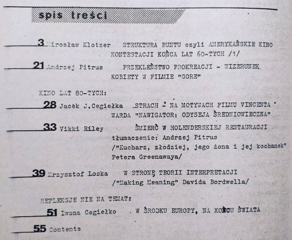 Easy Rider 1(3) XI 1990 Kino kontestacji, kobieta w filmach Gore