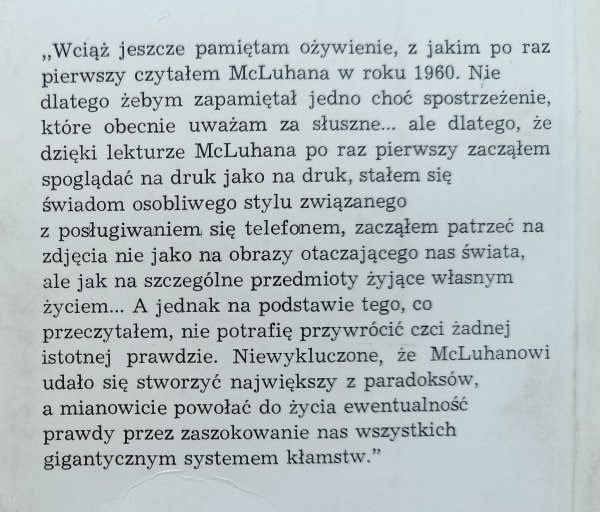 Jonathan Miller Spór z McLuhanem