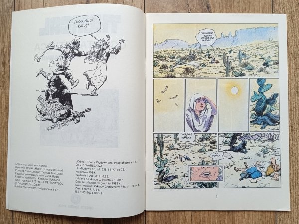 Rosiński, Van Hamme Thorgal: Oczy Tanatloga / wydanie 1